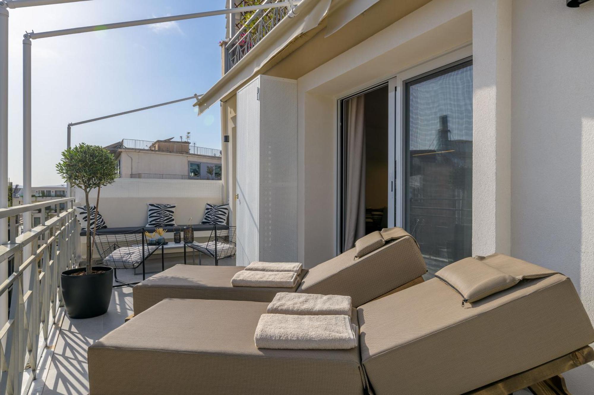 Central Sunny Loft With Plunge Pool Athens Luaran gambar