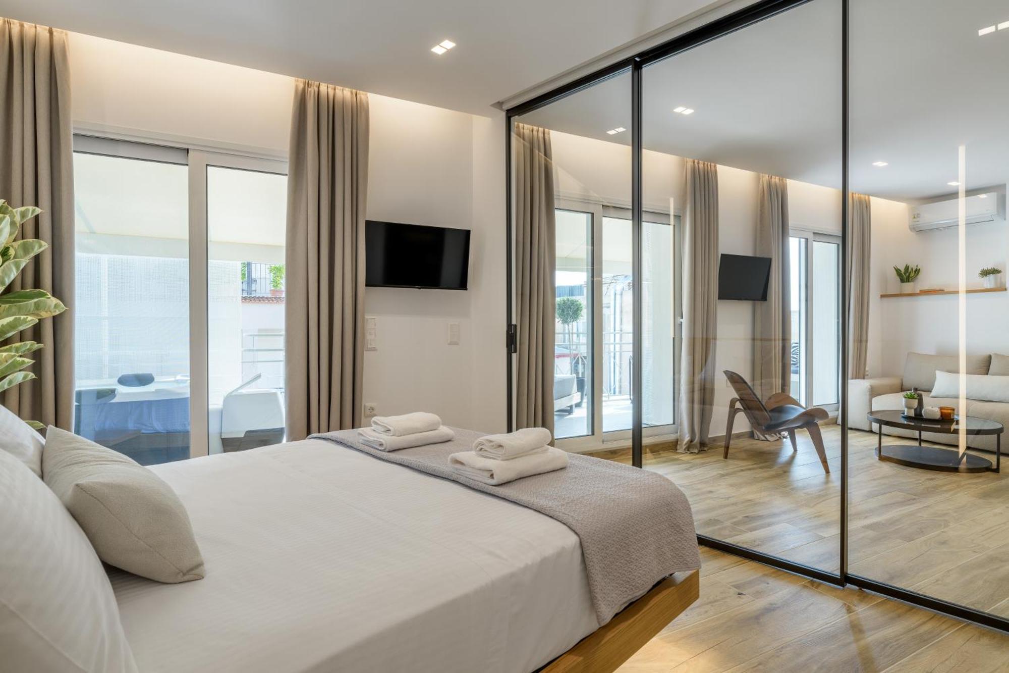 Central Sunny Loft With Plunge Pool Athens Luaran gambar